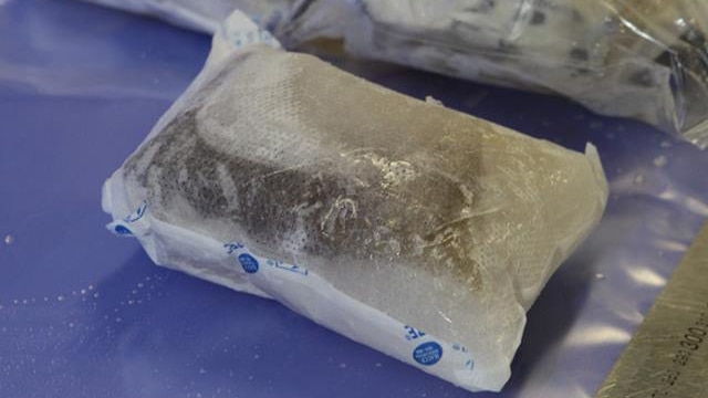 Heroin and methamphetamine seized by customs and police in frozen fish containers in NSW