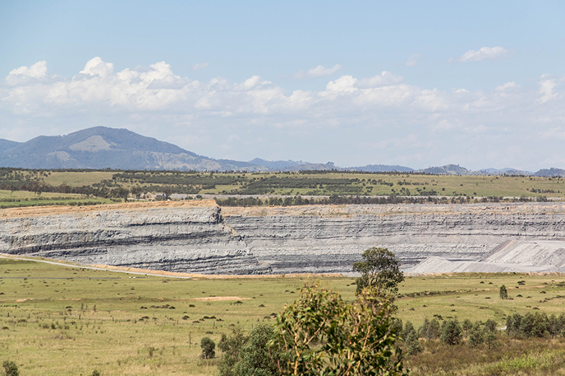 A coal mine in the NSW Hunter Valley.