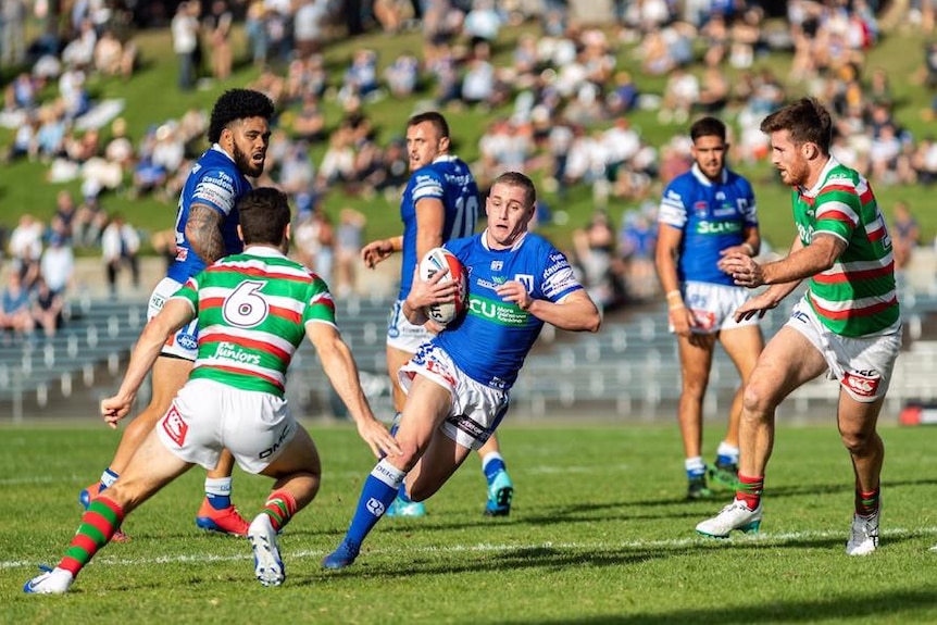 Newtown Jets playing in the NSW Cup