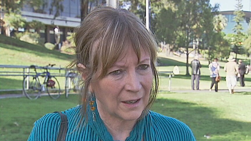 Karen Throssell says her partner committed suicide after becoming addicted to pokies