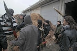 Syrian rebel fighters
