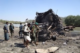 Remains of tanker blown up in Afghan air strike