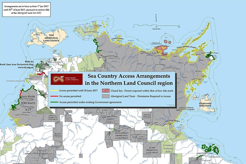 Map of areas that new fishing permits will be needed after July 1