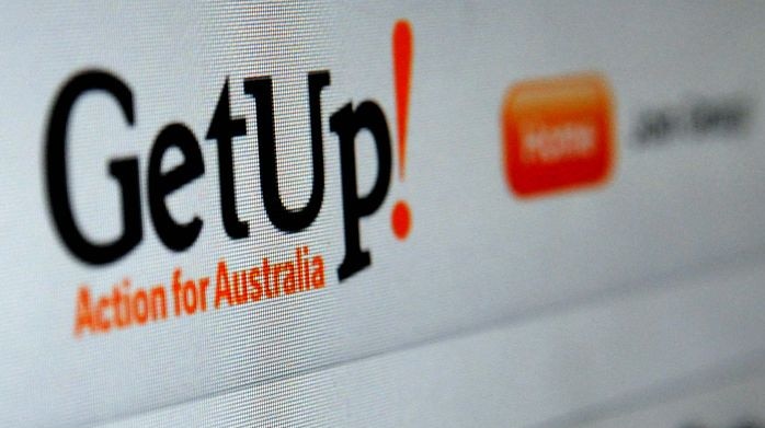 GetUp! website screenshot (ABC News)