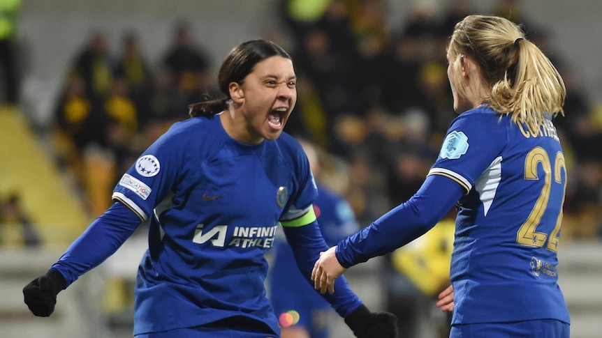 Sam Kerr propulse Chelsea en tête du groupe de la Ligue des champions avec une victoire 3-1 contre Häcken