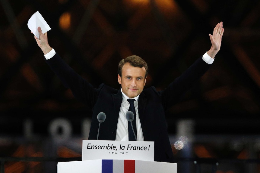 French President-elect Emmanuel Macron