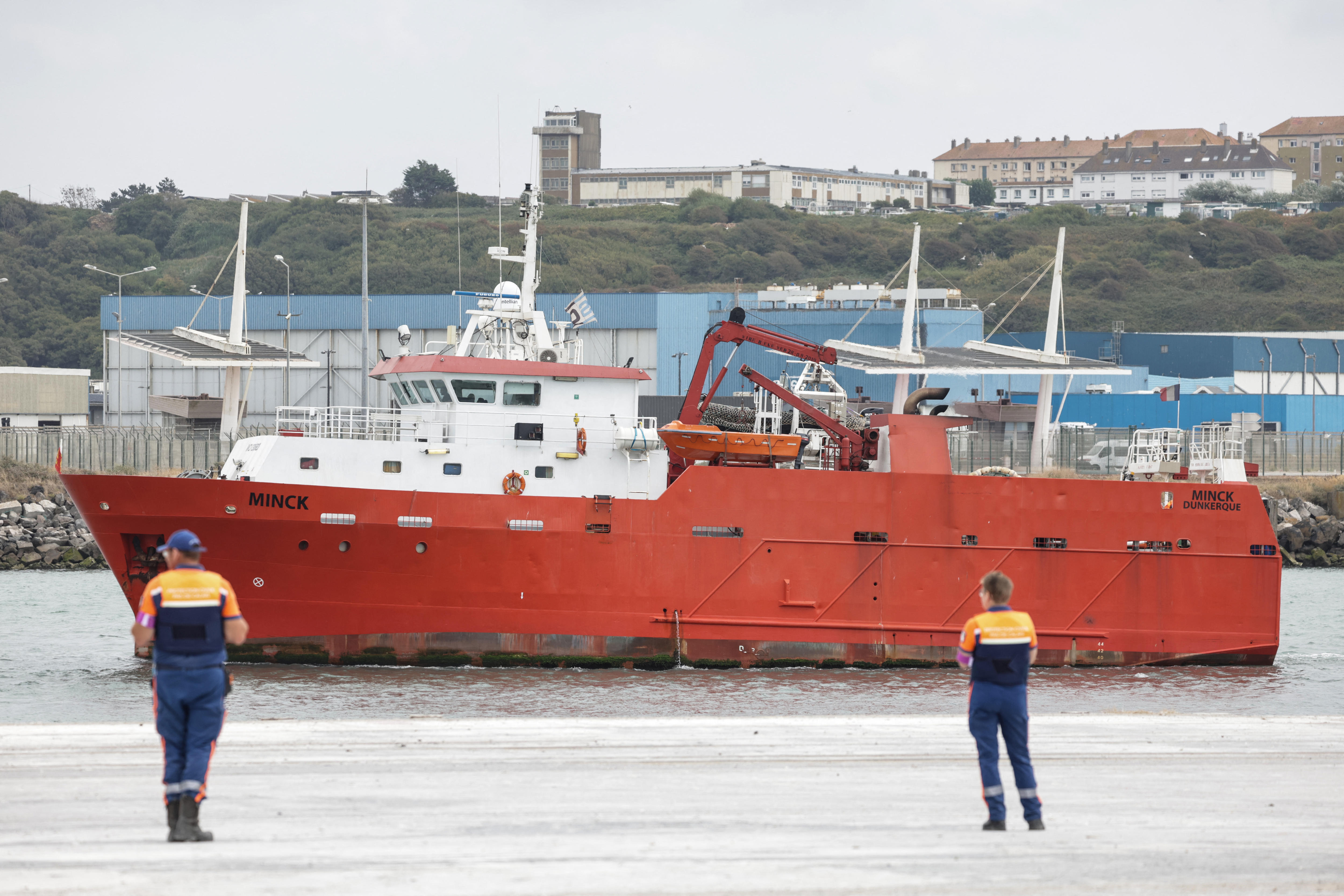 More than 150 migrants saved from burning boat in English Channel