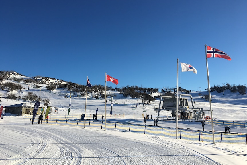 A ski slope.