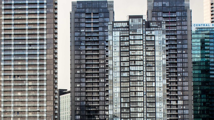 Hi-rise apartment buildings
