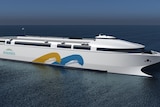 Artist impression of large ferry