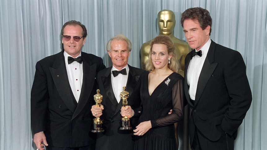 Richard Zanuck with the Driving Miss Daisy stars