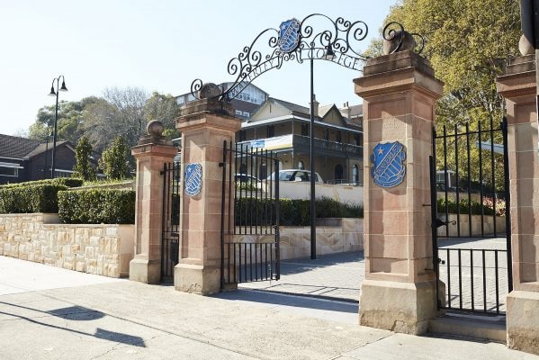 Gates of a school