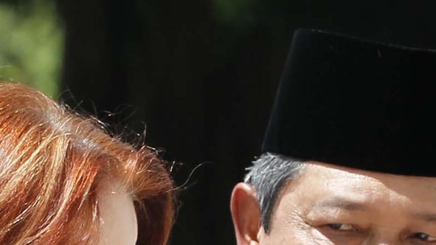 Julia Gillard and Susilo Bambang Yudhoyono