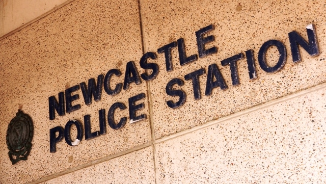 Police say the 43-year-old man handed himself in to Newcastle Police Station after an attempted armed robbery at a Swansea bank.