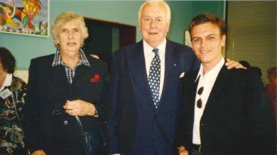 Gough and Margaret Whitlam with David Weber