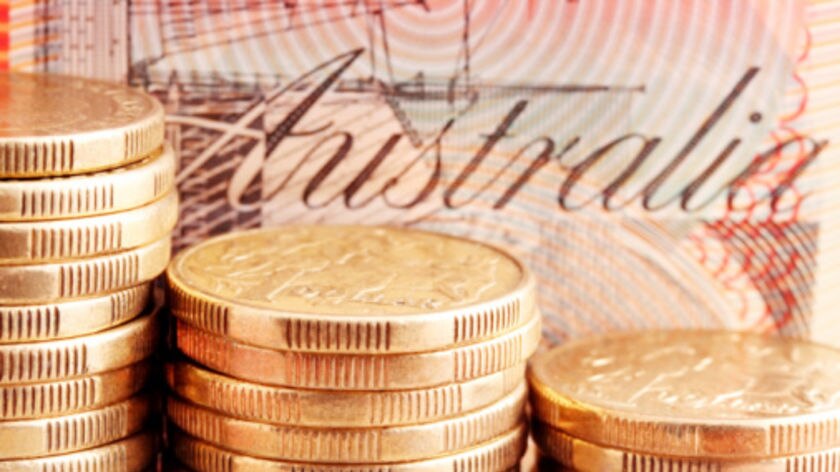 Australian dollar coins and $20 note with 'Australia' visible. (Thinkstock)