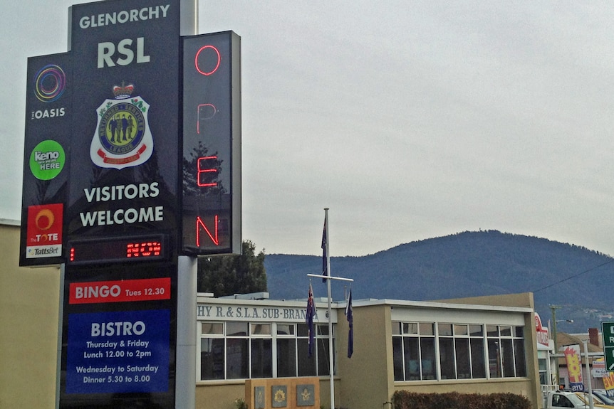 Glenorchy RSL club is near the showgrounds and is offering meal vouchers to homeless people.