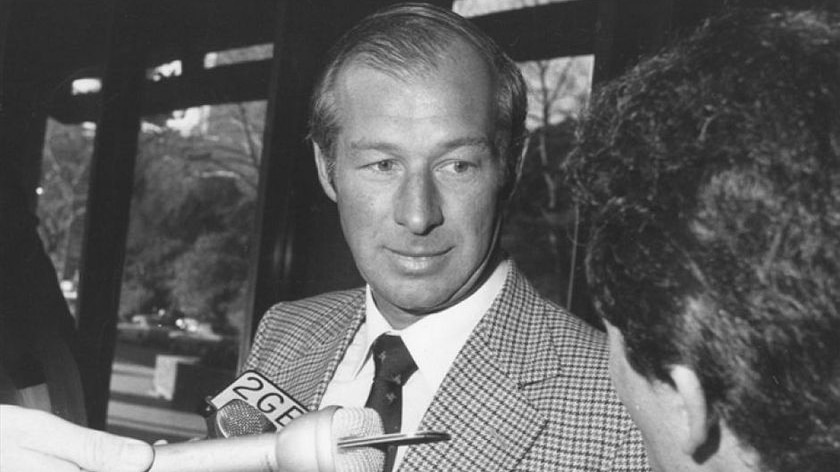 a black and white shot of a young roger rogerson the once detective turned criminal