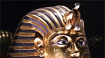 The golden mask of Pharaoh Tutankhamen on display in Cairo. (File photo)