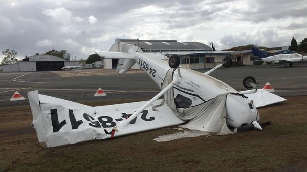 Smashed plane Archerfield