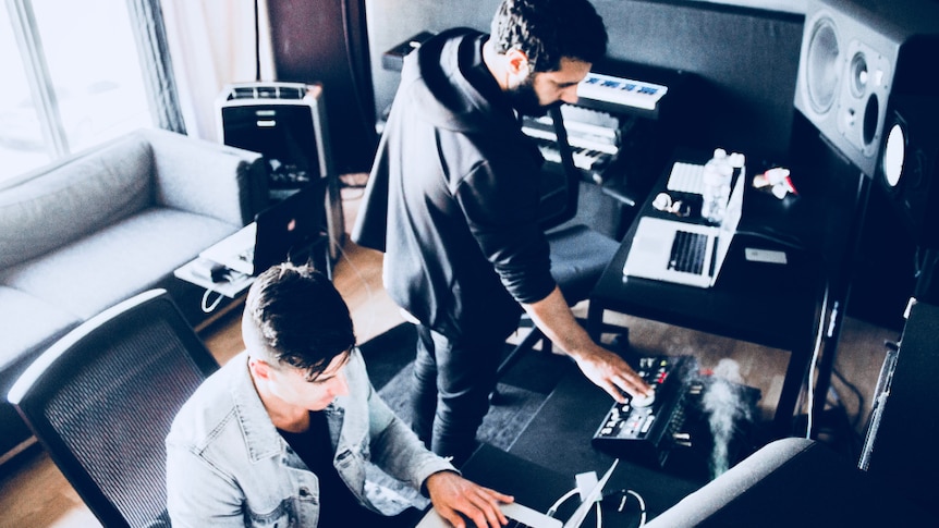 Image of production duo Finatik n Zac n studio