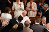 Politicians welcome Pope Francis to Congress