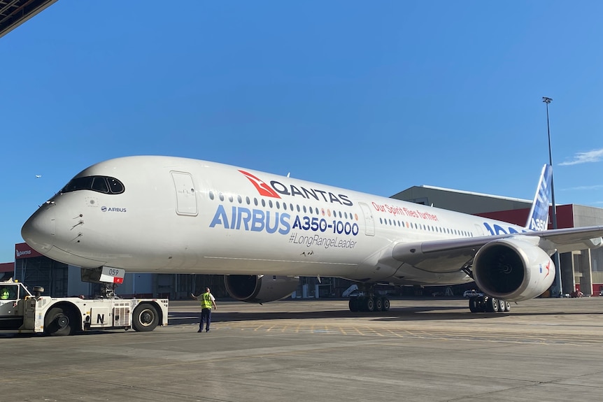 Qantas A350 ABC Helena Burke