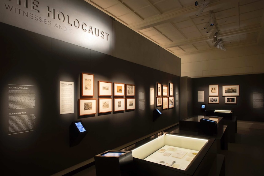 The Holocaust: witnesses and survivors exhibition at the Australian War Memorial.