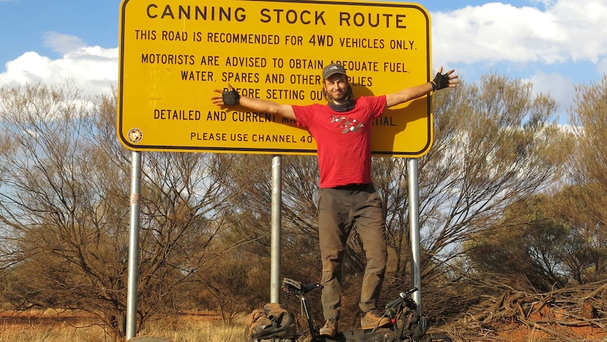 Mateusz Waligora on the Canning Stock Route 22 September 2014