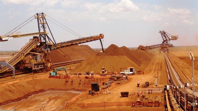 Fortescue Metals Group's Christmas Creek mine site near Newman