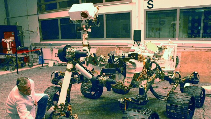 Replica of the Curiosity Rover