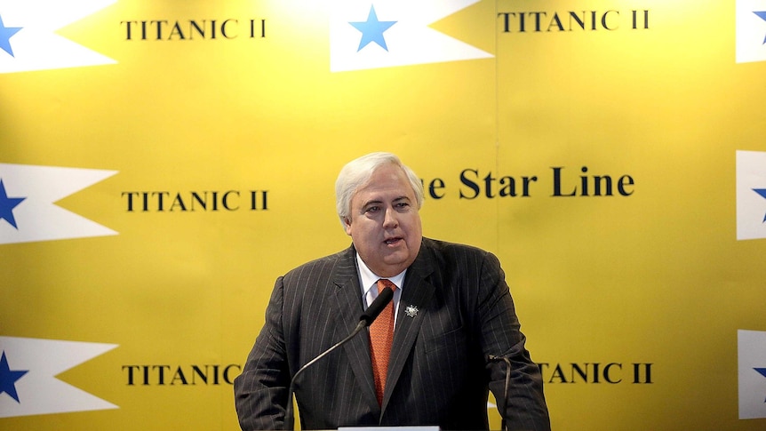 Clive Palmer unveils plans for Titanic II.