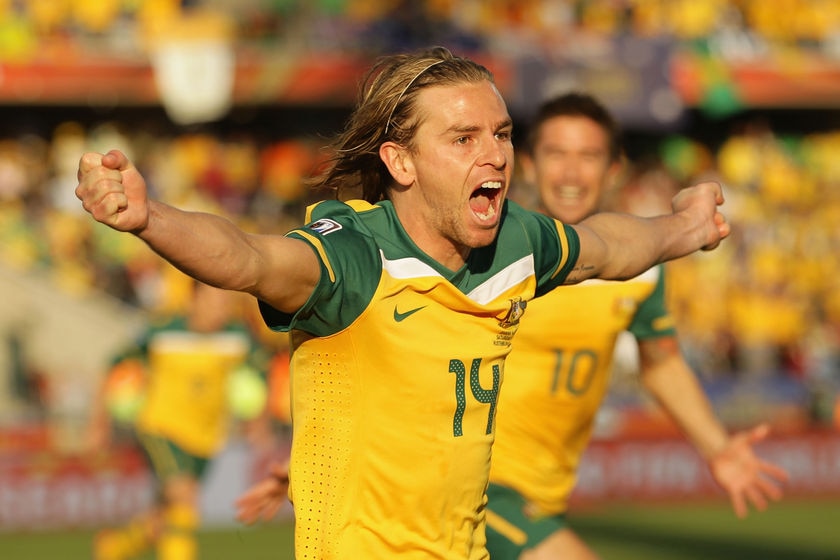On the move? Brett Holman starred for Australia at the World Cup.