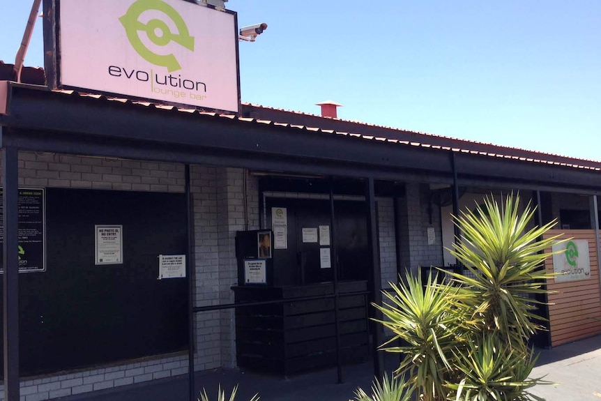 A picture showing the exterior of Evolution night club in Karratha