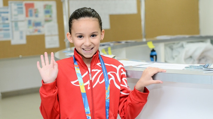 Alzain Tareq, 10, will become the youngest world championships competitor