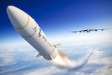 An artist's impression of a Lockeed Martin AGM-183A Air-launched Rapid Response Weapon. 