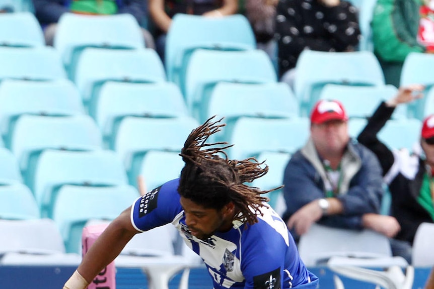 Idris scores against the Rabbitohs