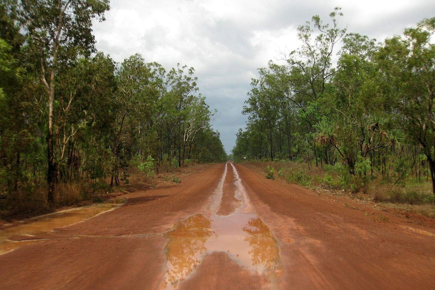 The road to Gan Gan in the NT.