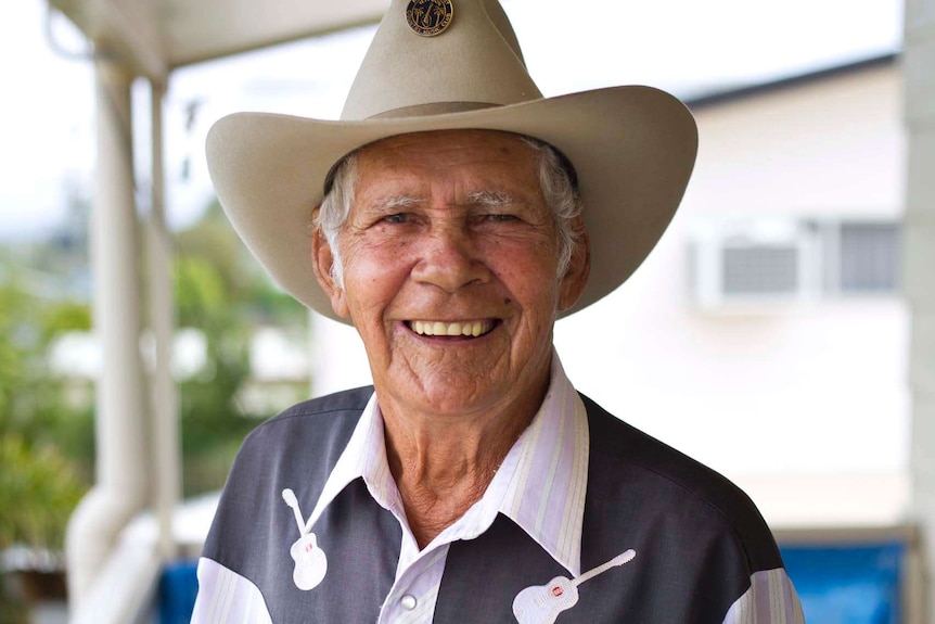 83-year-old Indigenous musician Bill Lawton
