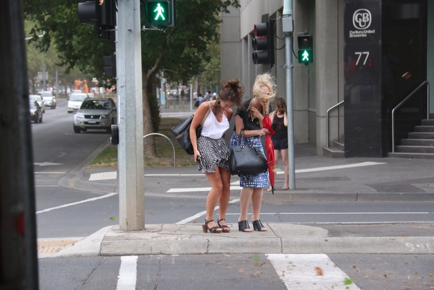 A severe thunderstorm warning is issued for Melbourne