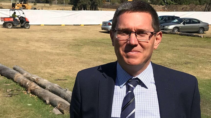 Andrew Dreghorn oversees cemetries for Invocare in Qld