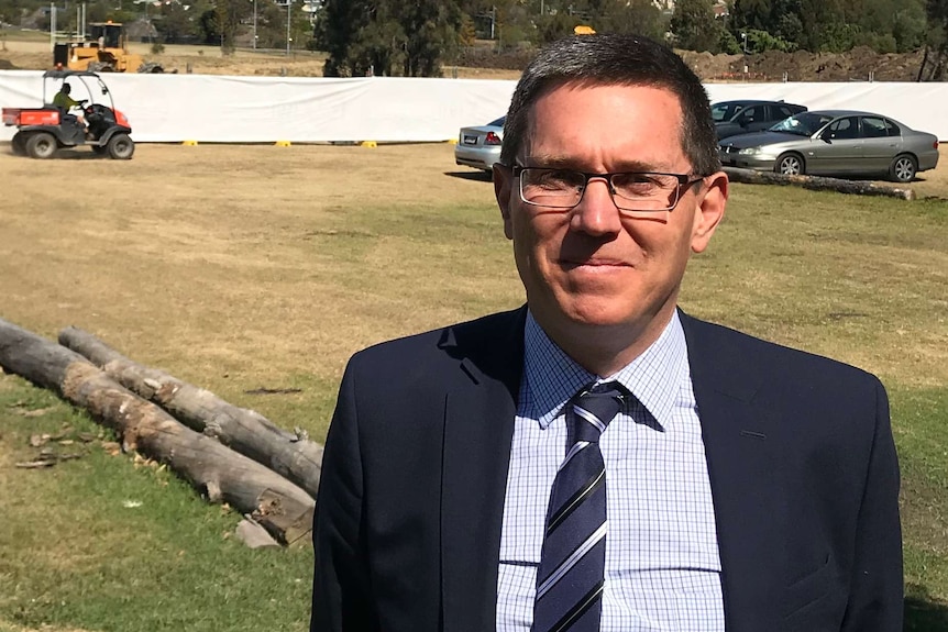 Andrew Dreghorn oversees cemetries for Invocare in Qld