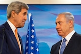Israeli Prime Minister Benjamin Netanyahu and US Secretary of State John Kerry