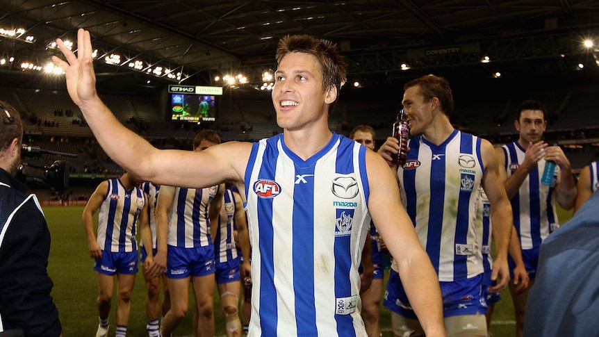 Andrew Swallow acknowledges fans
