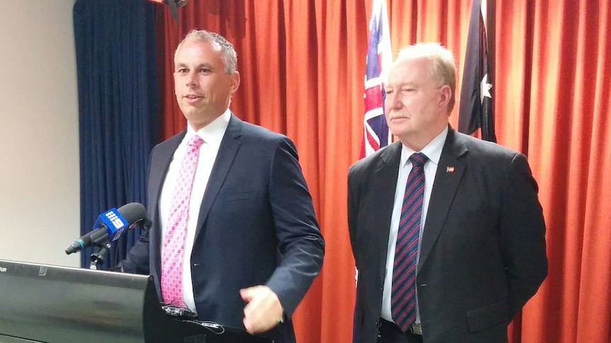 NT Chief Minister Adam Giles announces Peter Styles as his new Deputy Chief Minister.