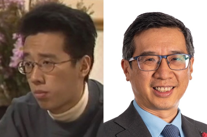 A composite image of Alvin Chong as a young man and Alvin Chong today.