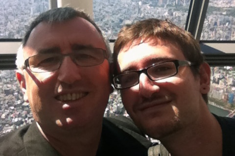 Hugo and Stephane in Japan