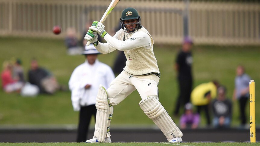 Usman Khawaja cuts in Hobart