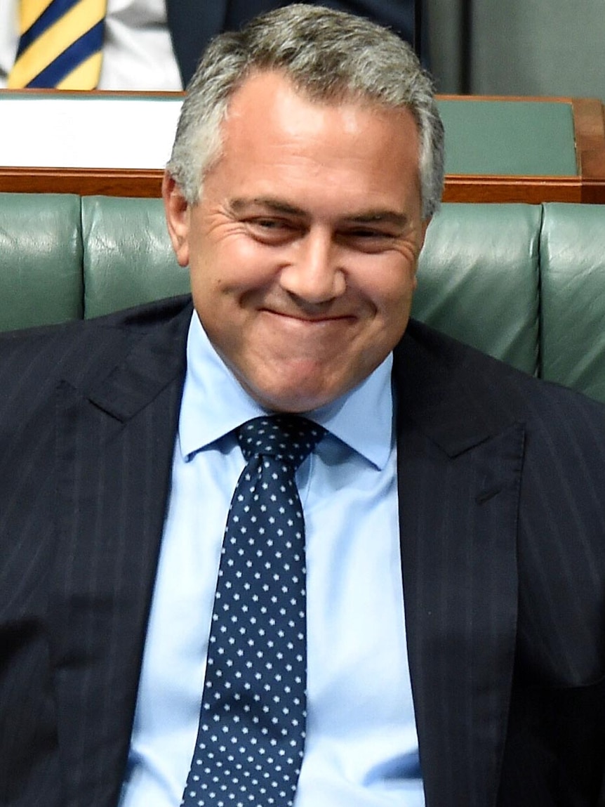 Joe Hockey in Parliament House