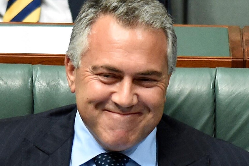 Joe Hockey in Parliament House